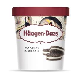 Haagen Dazs Cookies & Cream Pint 473ml