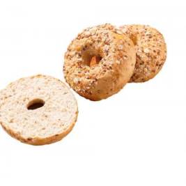 Bánh mì vòng nhiều hạt, 115g x 3 cái = 345g