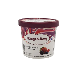 Kem Haagen Dazs vị hỗn hợp Dâu rừng & kem tươi 100ml