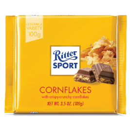 Socola Sữa Nhân Bánh Ngô Nướng Ritter Sport (100g) - F122073