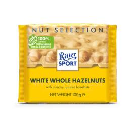 Sô cô la trắng nhân hạt dẻ hiệu Ritter Sport 100g