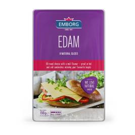 Emborg Edam, Sliced, F.I.D.M. 40% 150g