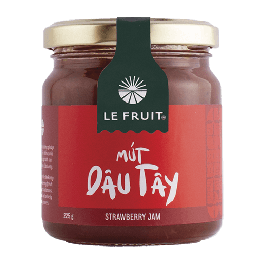 Mứt dâu tây hiệu Le fruit  225g 