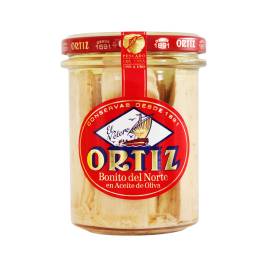 Ortiz - White Tuna In Olive Oil, Glass Jar 220g