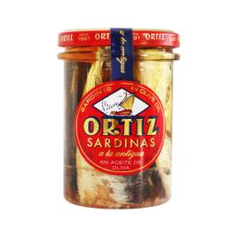 Cá Mòi Ngâm Dầu A La Antigua Ortiz, Lọ thủy tinh 190g