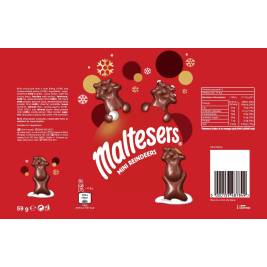 Kẹo sô cô la Reindeer Advent Calendar hiệu Maltesers 59g