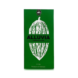 Alluvia Milk Chocolate Tablet 40%  80g