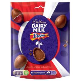 Cadbury Dairy Milk Daim Mini Eggs Bag (77g)