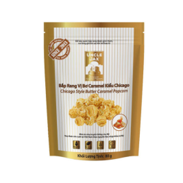 Bắp rang Uncle Jax vị Bơ Caramel hiệu Chicago  80g 