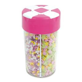 Đường Trang Trí Scrapcooking Confettis, Mini-Fleurs, Mini-Coeurs, Fleurs 120g