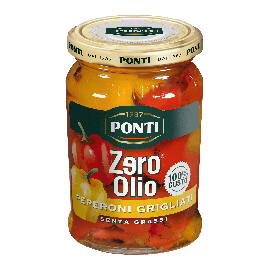 Ponti Zero Olio Grilled Peppers 290g