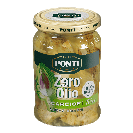 Ponti Zero Olio Artichoke W/Lemon&Pepper 300g