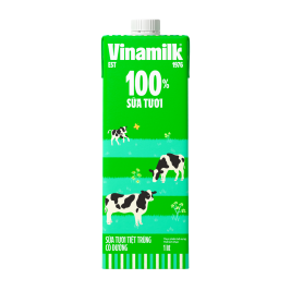 Vinamilk 100% UHT Milk Sweetened (1L)