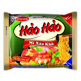 Hao Hao Sweet And Source Shrimp Fry Flavour Instand Noodle  75g