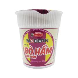 Modern Beef With Herbs Flavor Instant Noodles Cup  65g