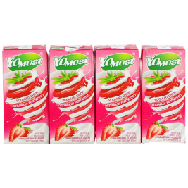 Yomost Drinking Yogurt Strawberry Flavor (4x170ml)
