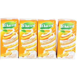 Yomost Drinking Yogurt Orange Flavor (4x170ml)