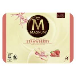 Kem que dâu phủ sô cô la trắng (4x90g)
