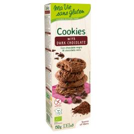 Bánh quy với sôcôla đen Cookies with Dark Chocolate hiệu Ma Vie sans Gluten 150g