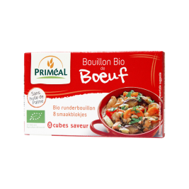 Viên súp thịt bò Bouillon Bio de boeuf hiệu Priméal 80ml