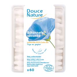 Tăm Bông Gòn An Toàn Cho Bé  HiệU Douce Nature (56Pcs)