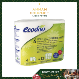 Ecodoo Compact recycled kitchen roll 2pcs