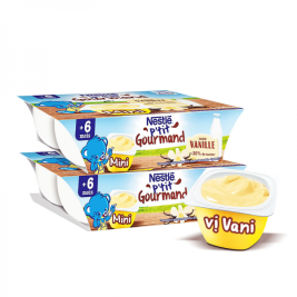 Nestle P'tit Gourmand Vanilla 6M (4x100g)