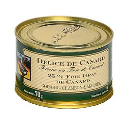 Pate gan vịt 25% Terrine Foie Gras hiệu Godard 70g