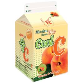 DalatMilk Cool C Drinking Yogurt Peach (180ml)