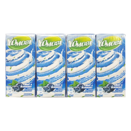 Sữa chua uống bạc hà-việt quất Yomost (4x170ml)