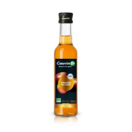 Giấm Táo Hữu Cơ Cauvin, Chai Thủy Tinh 250ml