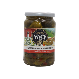Dưa Chuột Ngâm Cucumbers - Polski Ogorki Recipe Hiệu Always Fresh 680g