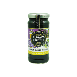 Oliu Đen Cắt Lát Ngâm Black Olives - Sliced Hiệu Always Fresh 235g