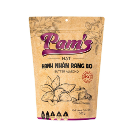 Hạnh Nhân rang bơ Pam's  500g