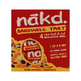 Bánh dạng thanh nhân hạt và trái cây Bakewell Tart hiệu Nakd 140g
