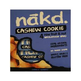 Bánh dạng thanh nhân hạt điều Cashew Cookie hiệu Nakd 140g