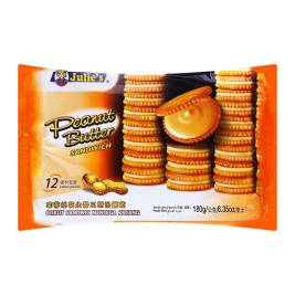 Bánh Bơ đậu phộng Julie's 180g