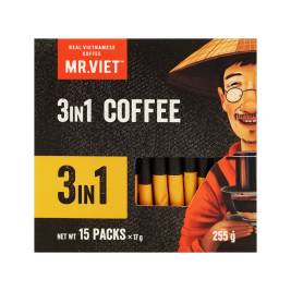 Cà phê Hòa Tan 3 trong 1 Mr Viet 255g