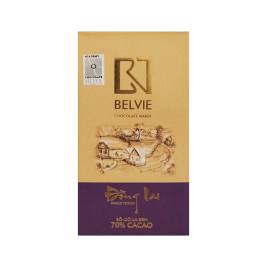 Socola đen Đồng Nai 70% Belvie (80g)