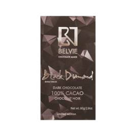 Socola đen Black Diamond 100% Belvie (80g)