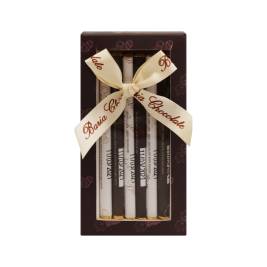 Bộ sôcôla đen, sữa, nho, mắc ca, Baria  6x25g