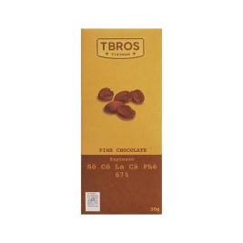 Socola cà phê Espresso 67% Tbros  30g