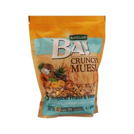 BAKALLAND Muesli 5 Tropical Fruits&Honey 300g