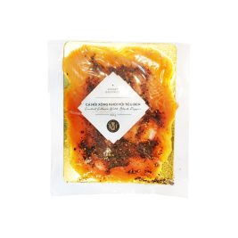 Cá hồi xông khói tiêu đen (150g)