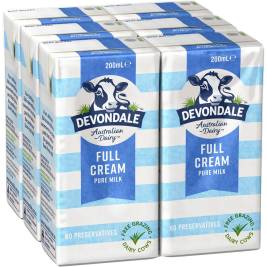 Sữa tươi nguyên kem Devondale 6x200ml