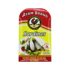 Cá trích & ớt ngâm dầu oliu Ayam Brand  120g