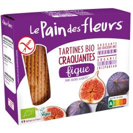 Bánh gạo quả sung hữu cơ Organic Fig Crispbread hiệu Le Pain des Fleurs 125g