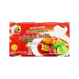Cá HộP Mackerel SốT Cà HiệU Ba Cô Gái (465G)