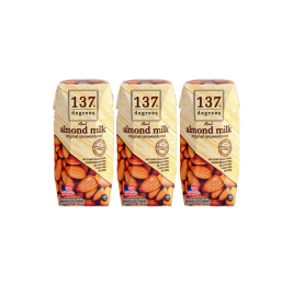 137 Degrees Almond Milk Unsweetened (180ml×3)