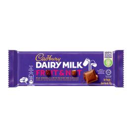 Cadbury Chocolate Fruit & Nut Dairy Milk 90Gr
